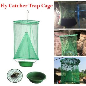 The Ranch Fly Trap Reusable Fly Catcher Killer Cage Net Trap Pest Bug Catch for Indoor or Outdoor Family Farms Restaurants