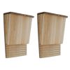 Bat House 8.7" x 4.7" x 13.4" Set of 2