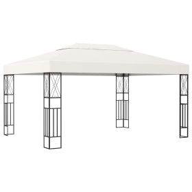 Gazebo 9.8'x13.1' Cream Fabric