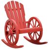 Garden lounge chairs-red