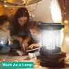 Electric Solar Powered Bug Zapper 1076Sq.Feet Range Mosquito Killer Lamp IP65 Waterproof Insect Fly Trap Catcher for Indoor Outdoor