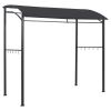 BBQ Gazebo 84.6"x59.1"x86.6" Anthracite Steel