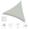 5x5x5m Triangle Sun Shade Sail/Gray