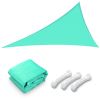 25' x 25' x 25' Triangle Sun Shade Sail/ Turquoise