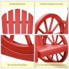 Garden lounge chairs-red