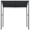 BBQ Gazebo 84.6"x59.1"x86.6" Anthracite Steel