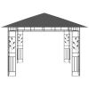 Gazebo with Mosquito Net 9.8'x9.8'x9' Anthracite 0.6 oz/ft