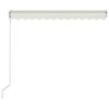 Manual Retractable Awning 118.1"x98.4" Cream