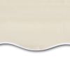 Manual Retractable Awning 118.1"x98.4" Cream