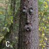 Resin Old Man Tree Hugger Bark Ghost Face Decoration Funny Tree Face