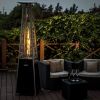 LEGACY HEATING Delta X5 Pyramid Patio Heater, 40,000BTU Outdoor Patio Heater, Quartz Glass Tube Propane Heaters for Patio with Wheels, Triple Protecti